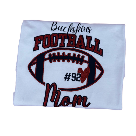 Touchdown Threads: Custom Football Family Tee