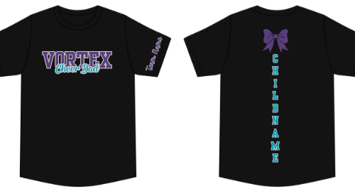 Vortex Cheer Family Tee